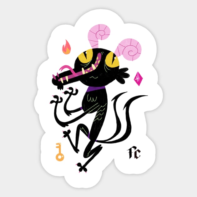 Terrible Dragon #1 Sticker by Freaking Creatures